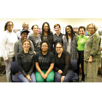 group photo of participants from the 2016 Black Feminist Think Tank