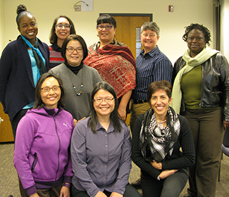 group photo of Feminist Research Seminar participants