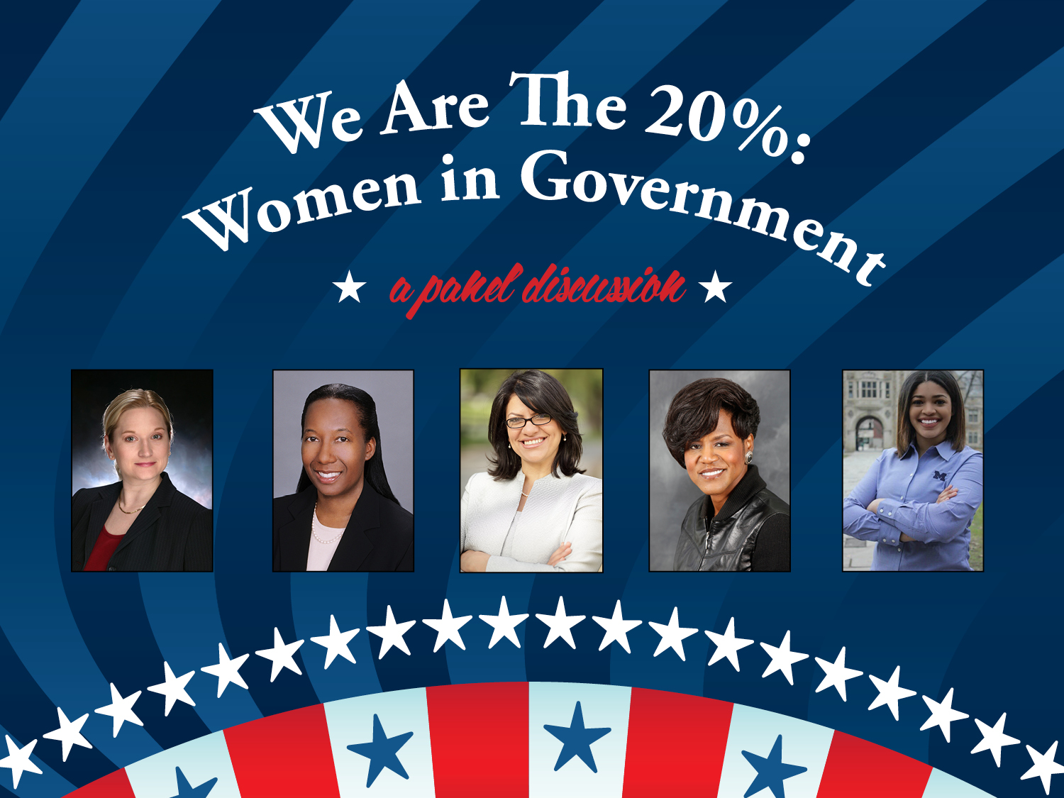  Rebekah Warren, Katherine White, Rashida Tlaib, Simone Lightfoot, and Micah Griggs