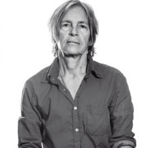 black and white photograph of Eileen Myles