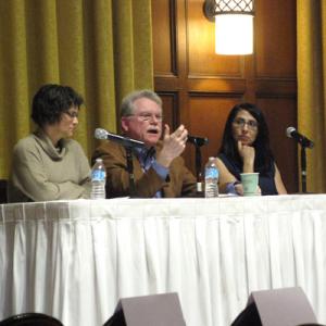 photo of panelists Martha Jones, Terrence McDonald and Ruby Tapia