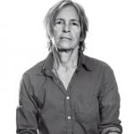 black and white photograph of Eileen Myles