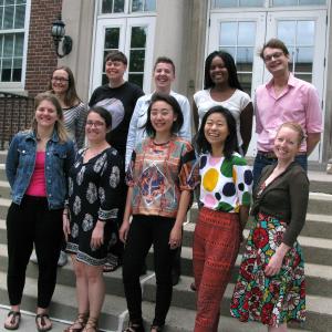 group photo of 2018 scholars