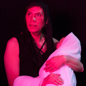 “Rogério as Mother,” photo by Nicholas Williams