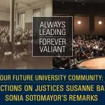 image of audience listening to speaker with event title