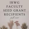 IRWG Faculty Seed Grant Recipients fall 2023