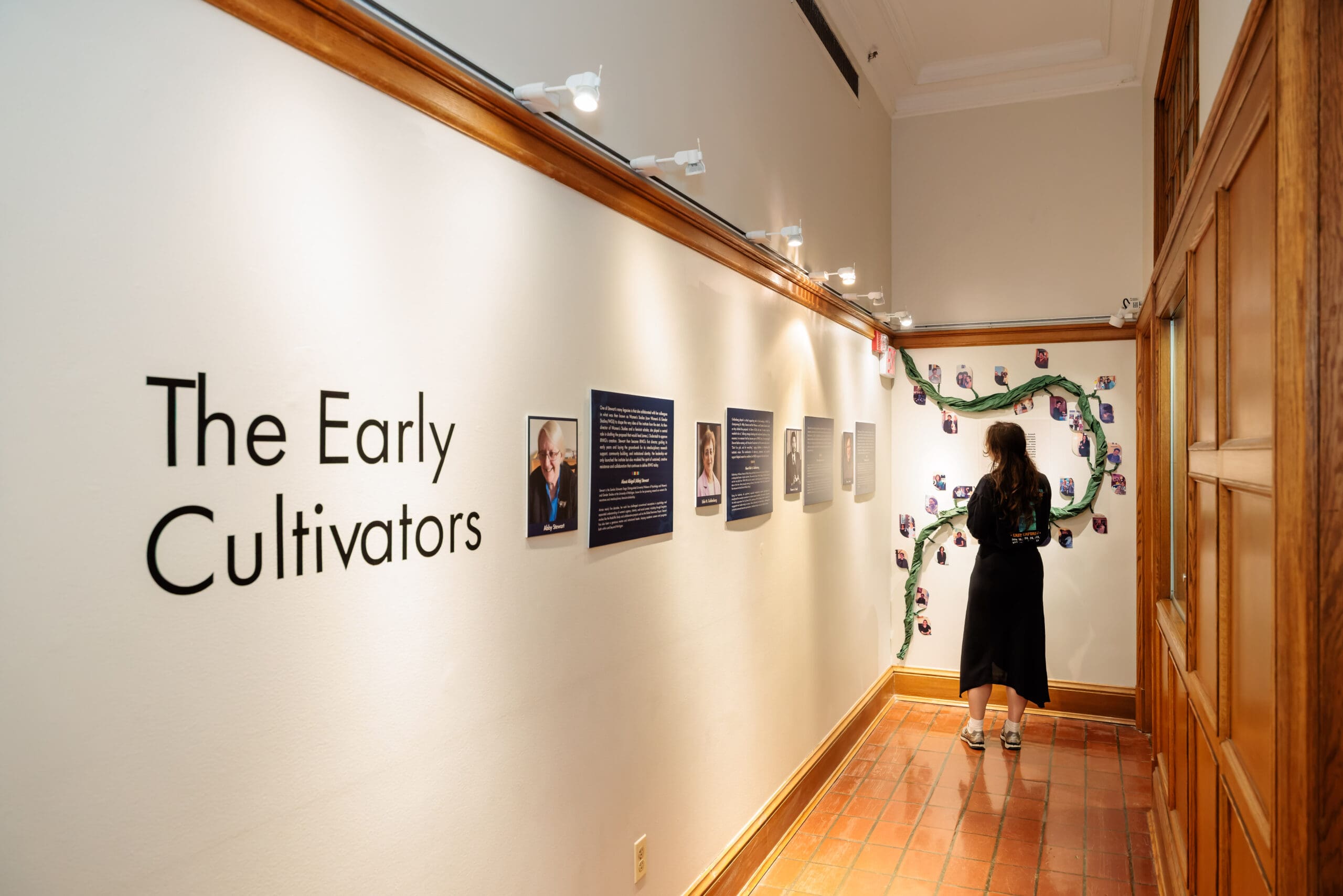 A section of the exhibit entitled the early cultivators, as part of the Resistance is Fertile. 