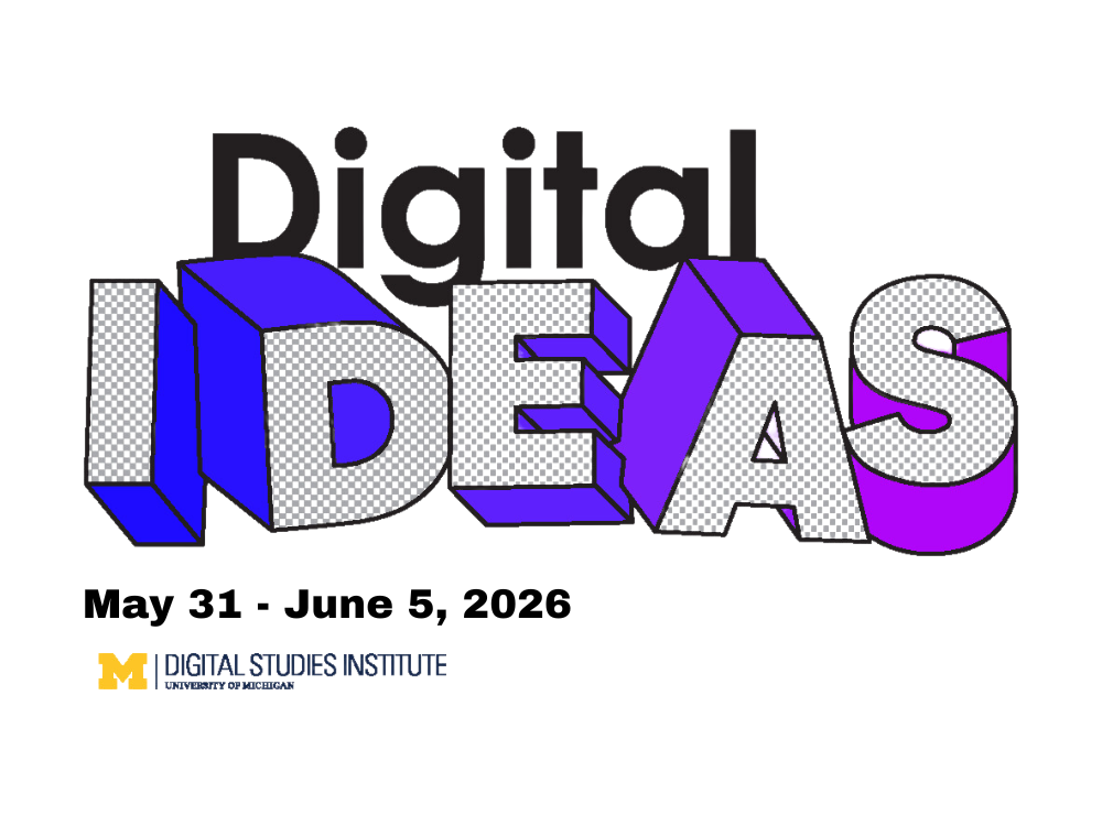 Graphic with the words "Digital IDEAS" and event dates of May 31-June 5